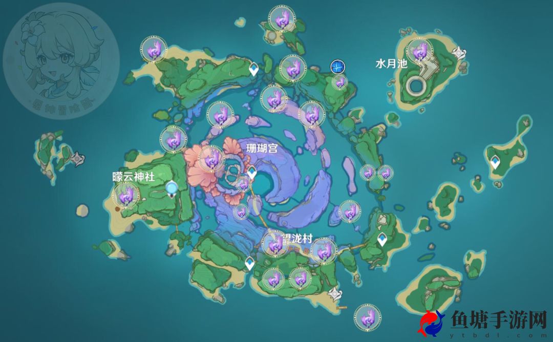 原神2.1版本新增56个雷神瞳位置合集